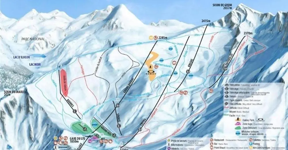 Studio 4 Personnes Pied Telecabine Petit Vignemale Cauterets Apartment