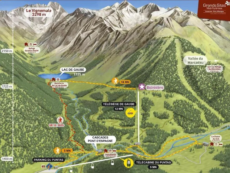 Apartment Studio 4 Personnes Pied Telecabine Petit Vignemale Cauterets