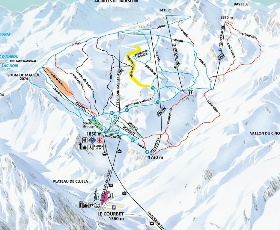 Studio 4 Personnes Pied Telecabine Petit Vignemale Cauterets France